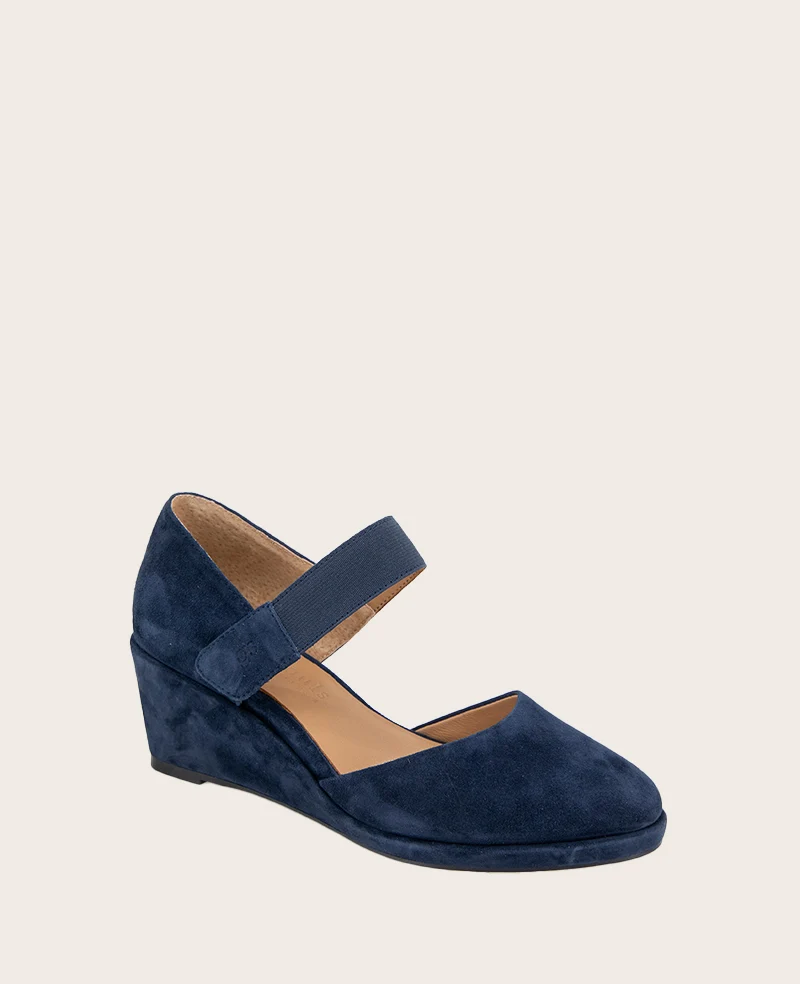 GENTLE SOULS - Oriana Suede Wedge - Image 5