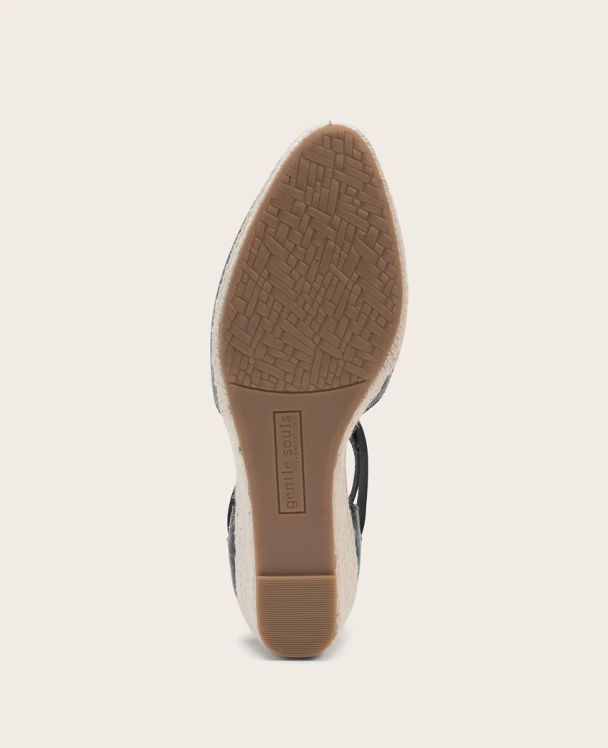 GENTLE SOULS - Orya Leather Espadrille Wedge - Image 5