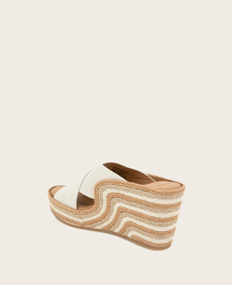 GENTLE SOULS - Porto Nubuck X Band Espadrille Wedge - Image 4
