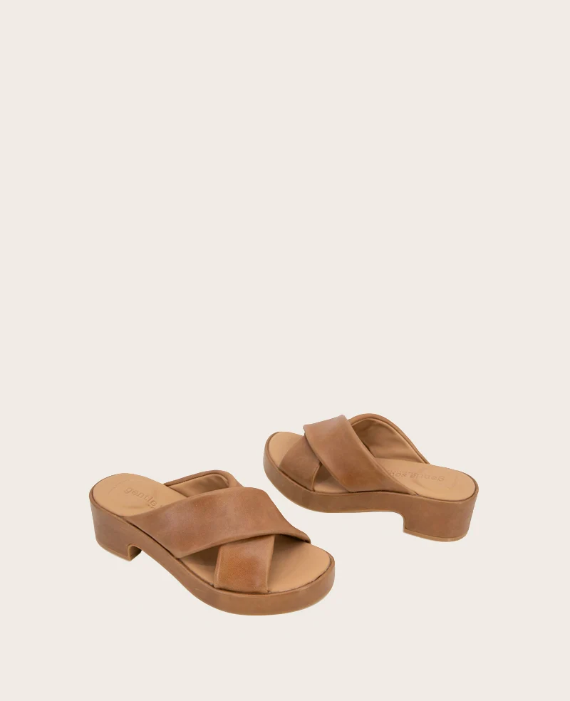 GENTLE SOULS - River Leather X Band Platform Sandal - Image 2