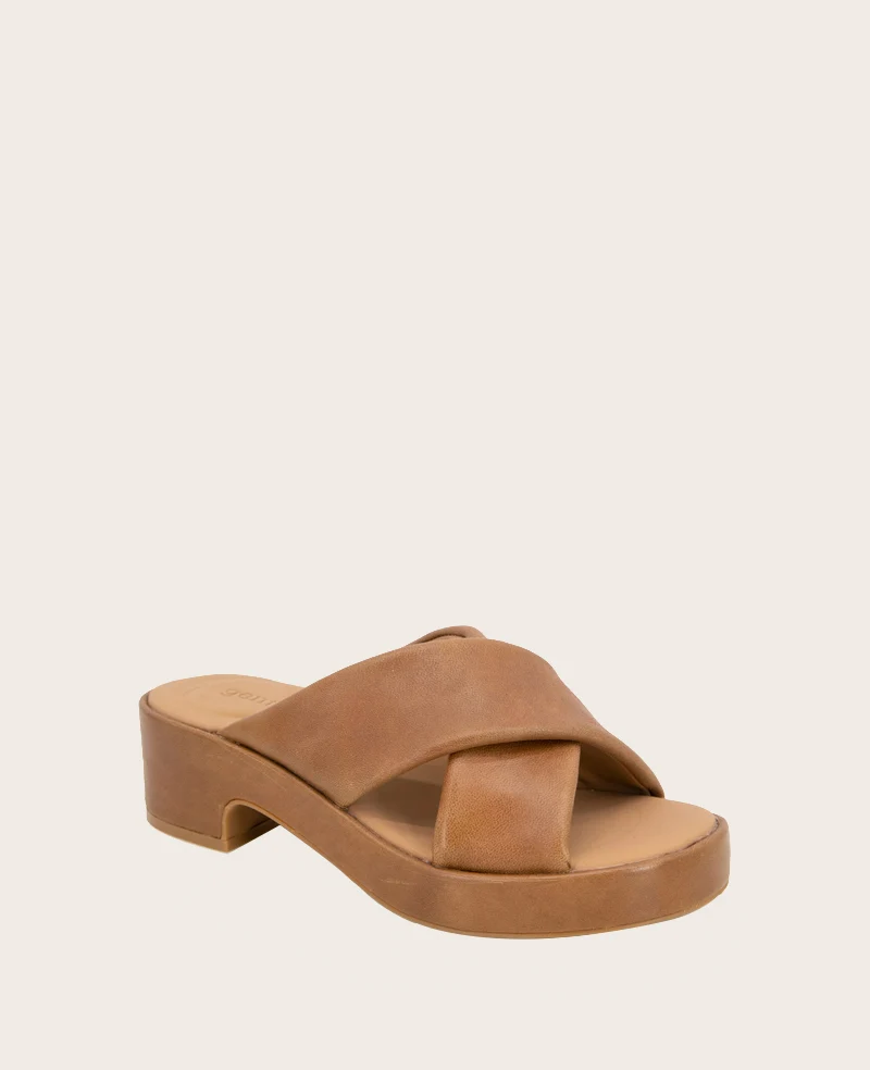 GENTLE SOULS - River Leather X Band Platform Sandal - Image 4