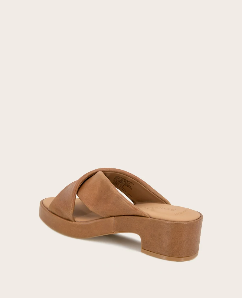 GENTLE SOULS - River Leather X Band Platform Sandal - Image 5