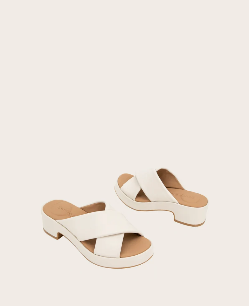 GENTLE SOULS - River Leather X Band Platform Sandal - Image 2