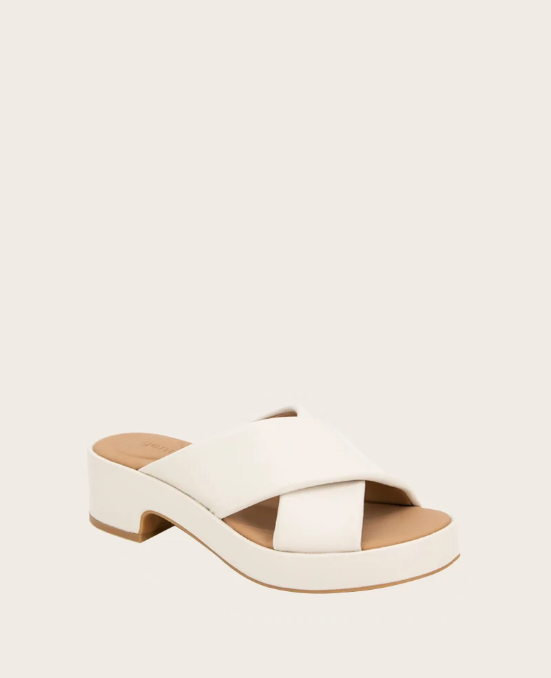 GENTLE SOULS - River Leather X Band Platform Sandal - Image 3