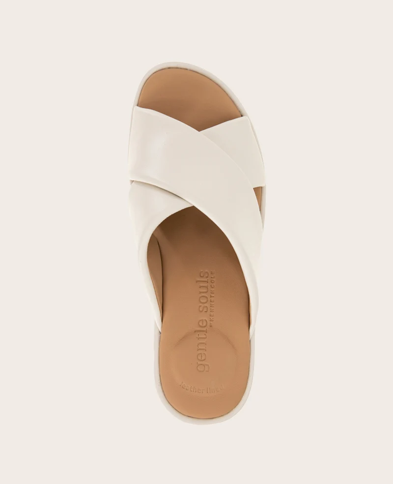 GENTLE SOULS - River Leather X Band Platform Sandal - Image 5