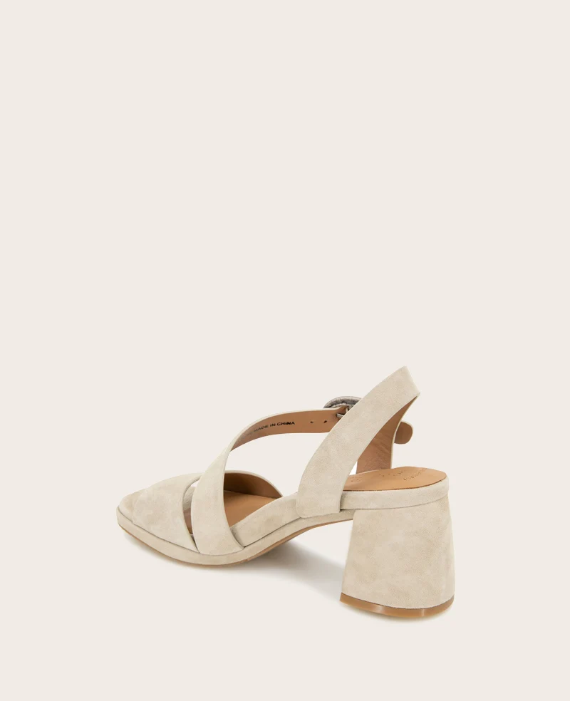GENTLE SOULS - Roma Suede Heel Sandal - Image 4