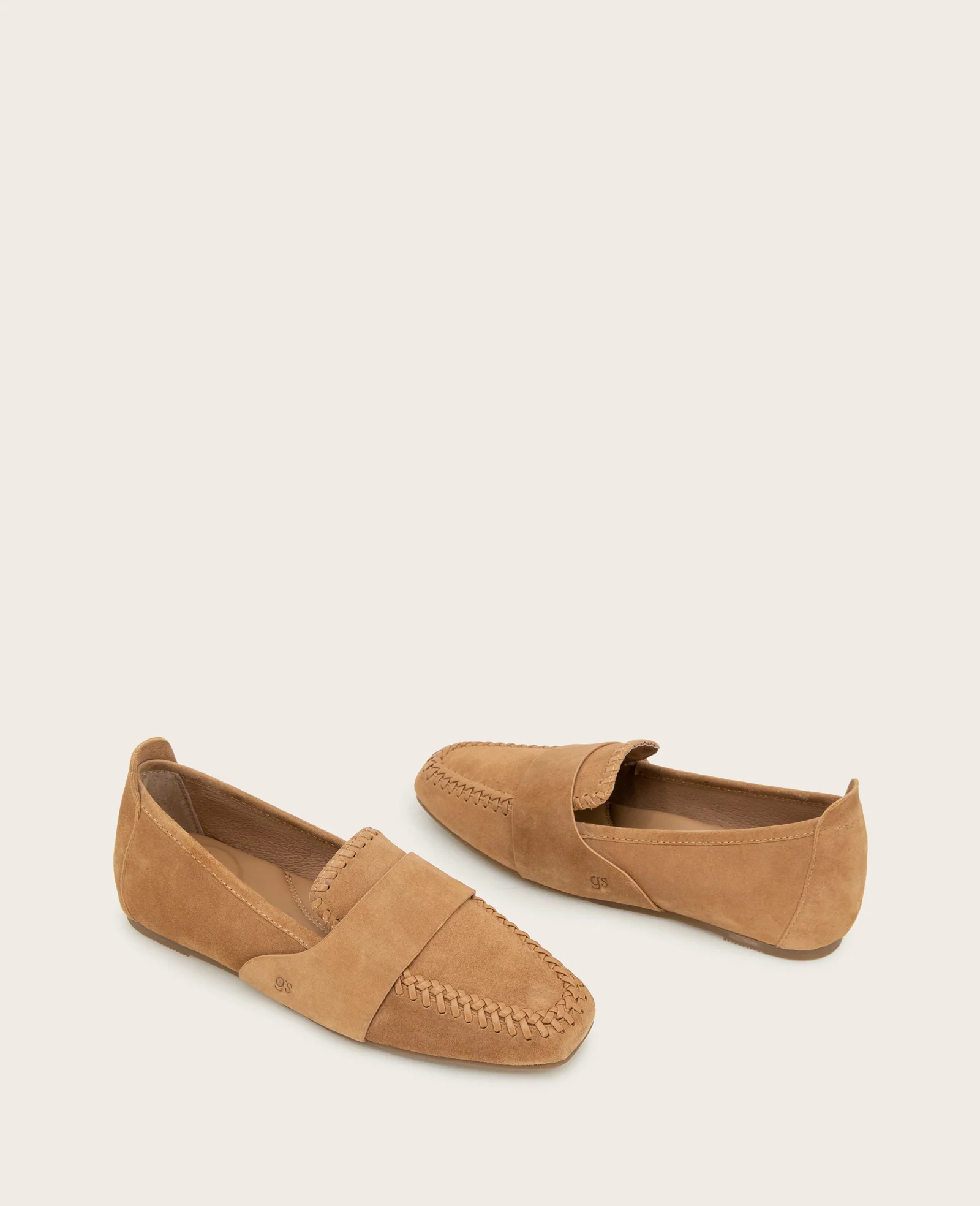 GENTLE SOULS - Sandra Suede Braid Detail Loafer - Image 2