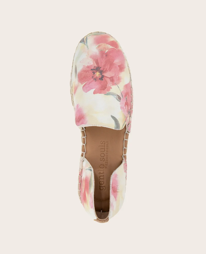 GENTLE SOULS - Seville Suede Floral Espadrille - Image 5