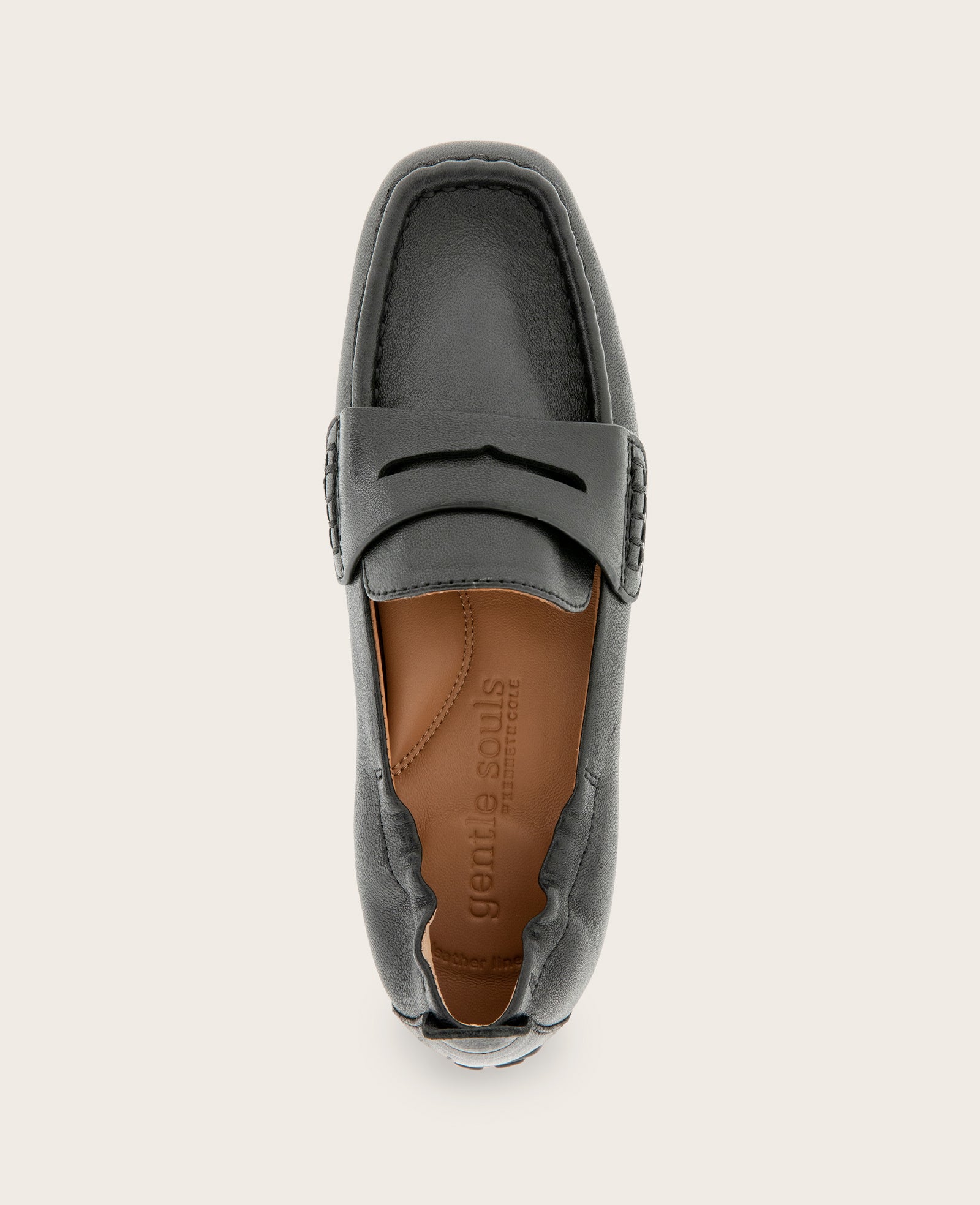 GENTLE SOULS - Sophie Driver Leather Loafer - Image 4