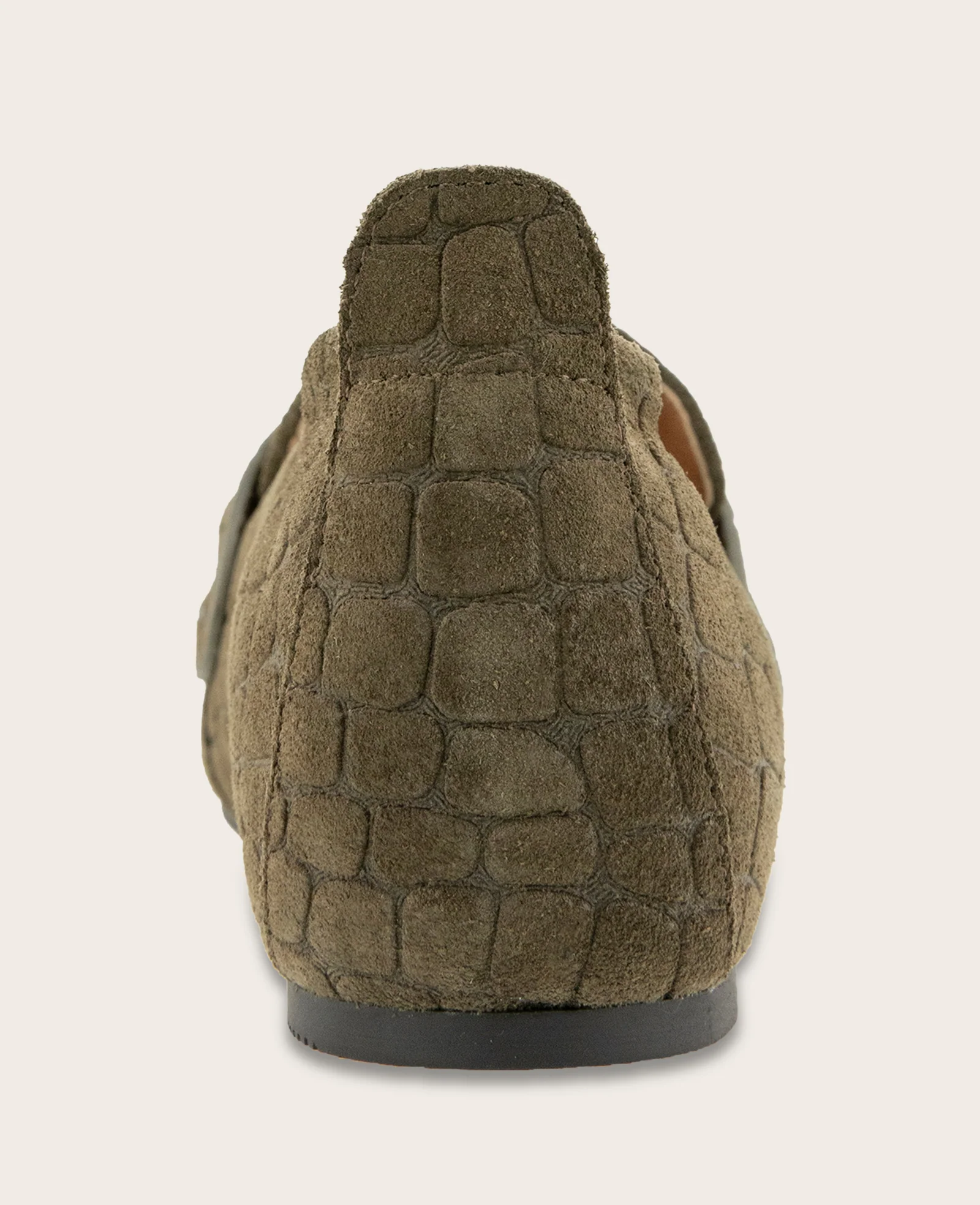 GENTLE SOULS - Sophie Suede Embossed Loafer - Image 3
