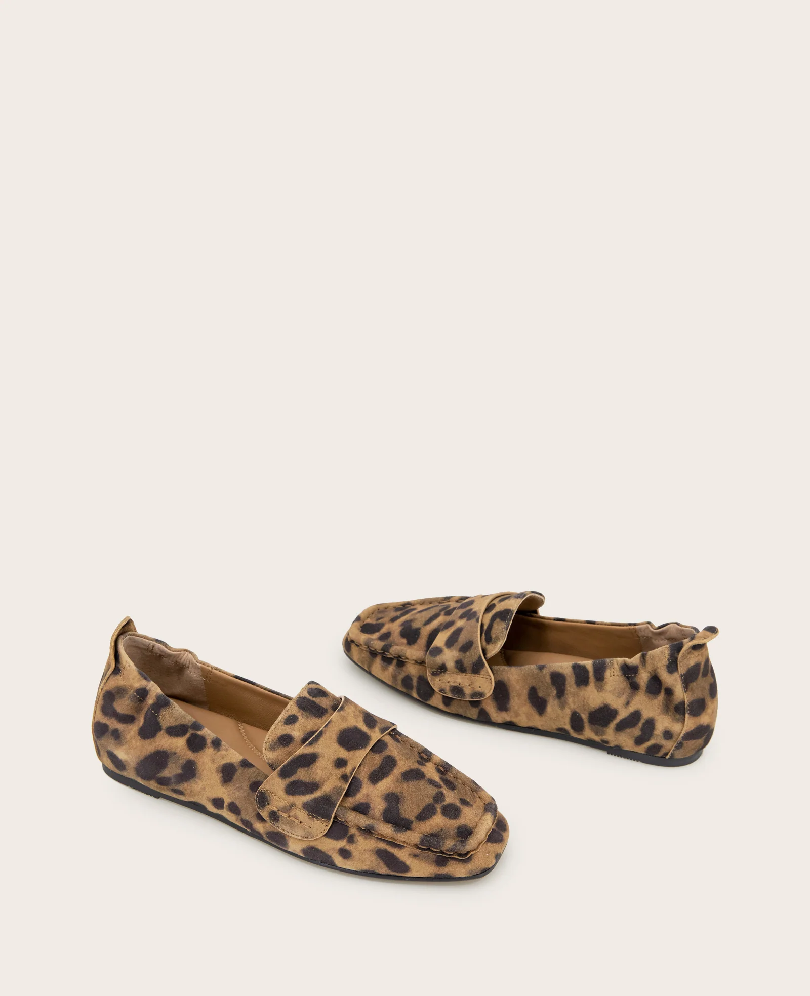 GENTLE SOULS - Sophie Leopard Suede Loafer - Image 2