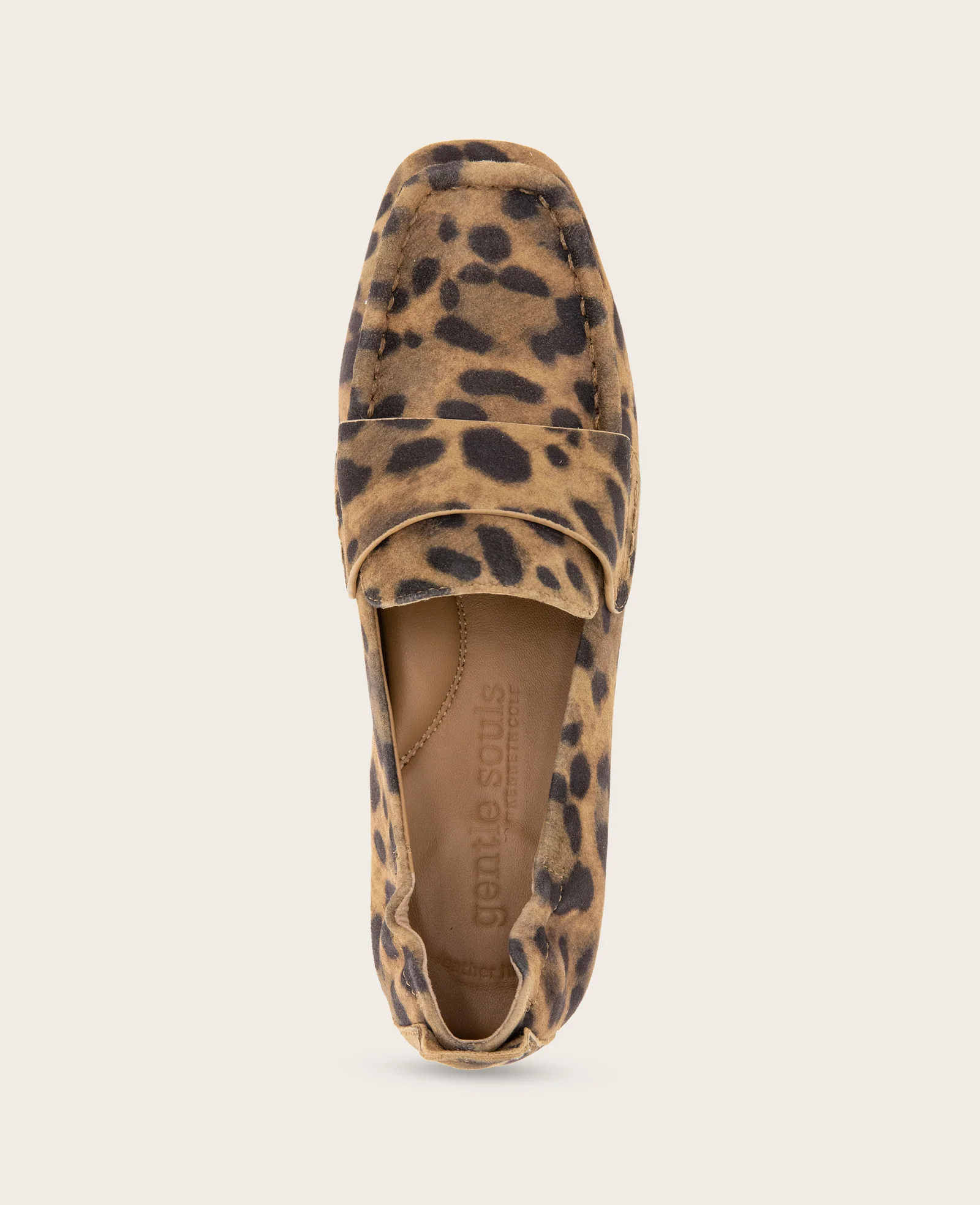 GENTLE SOULS - Sophie Leopard Suede Loafer - Image 3