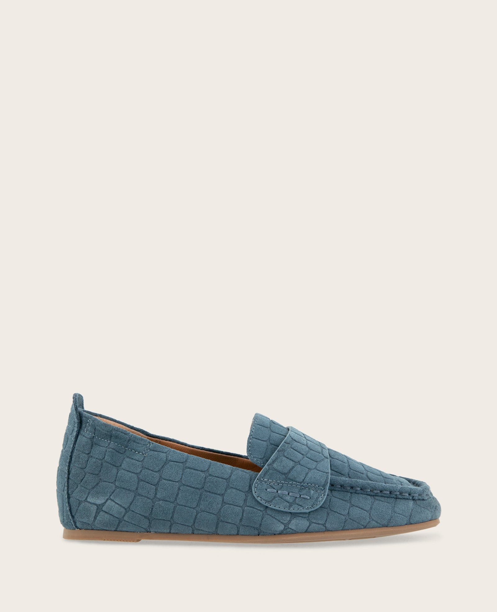 GENTLE SOULS - Sophie Suede Embossed Loafer