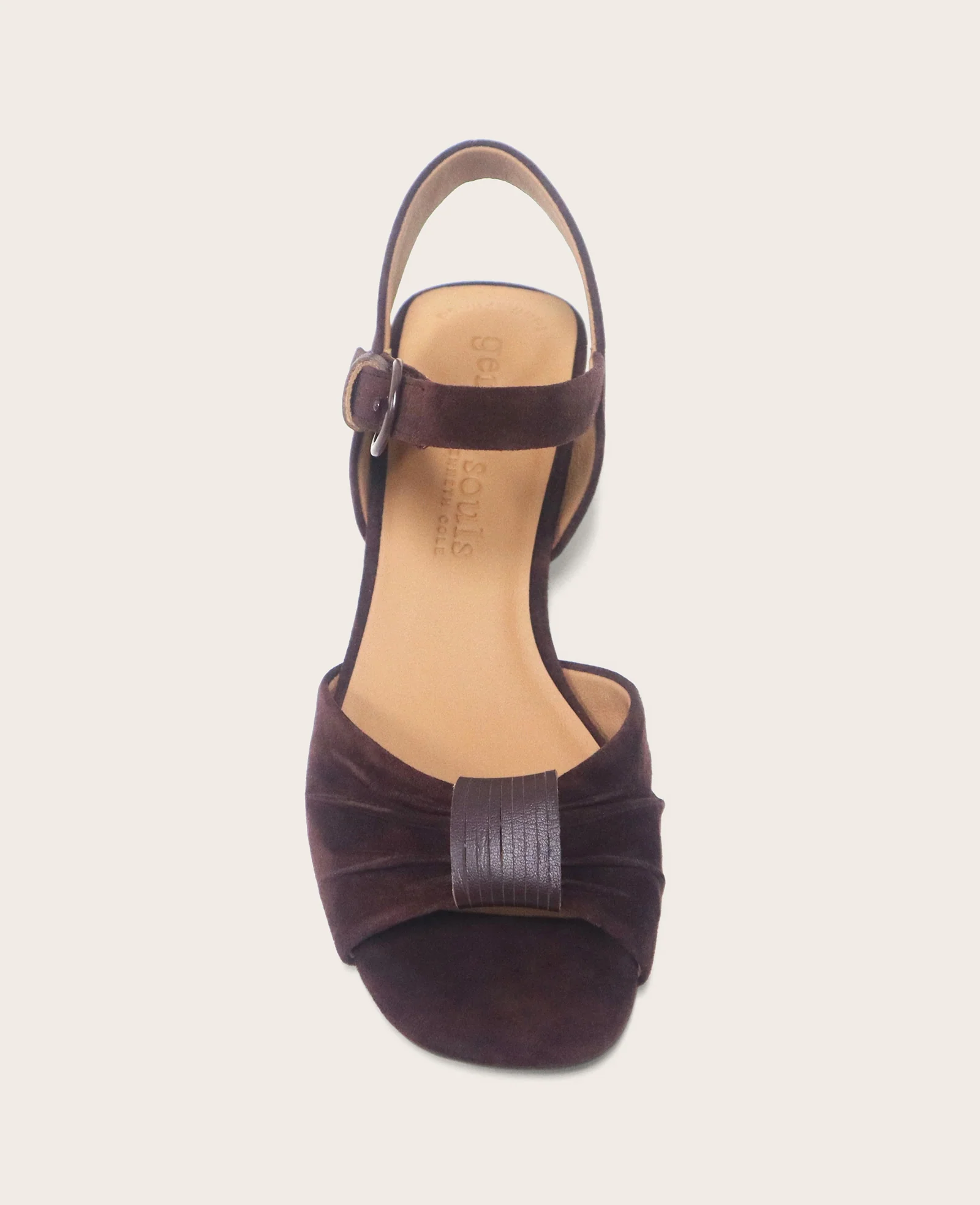 GENTLE SOULS - Sorae Suede Open Toe Heeled Sandal - Image 3