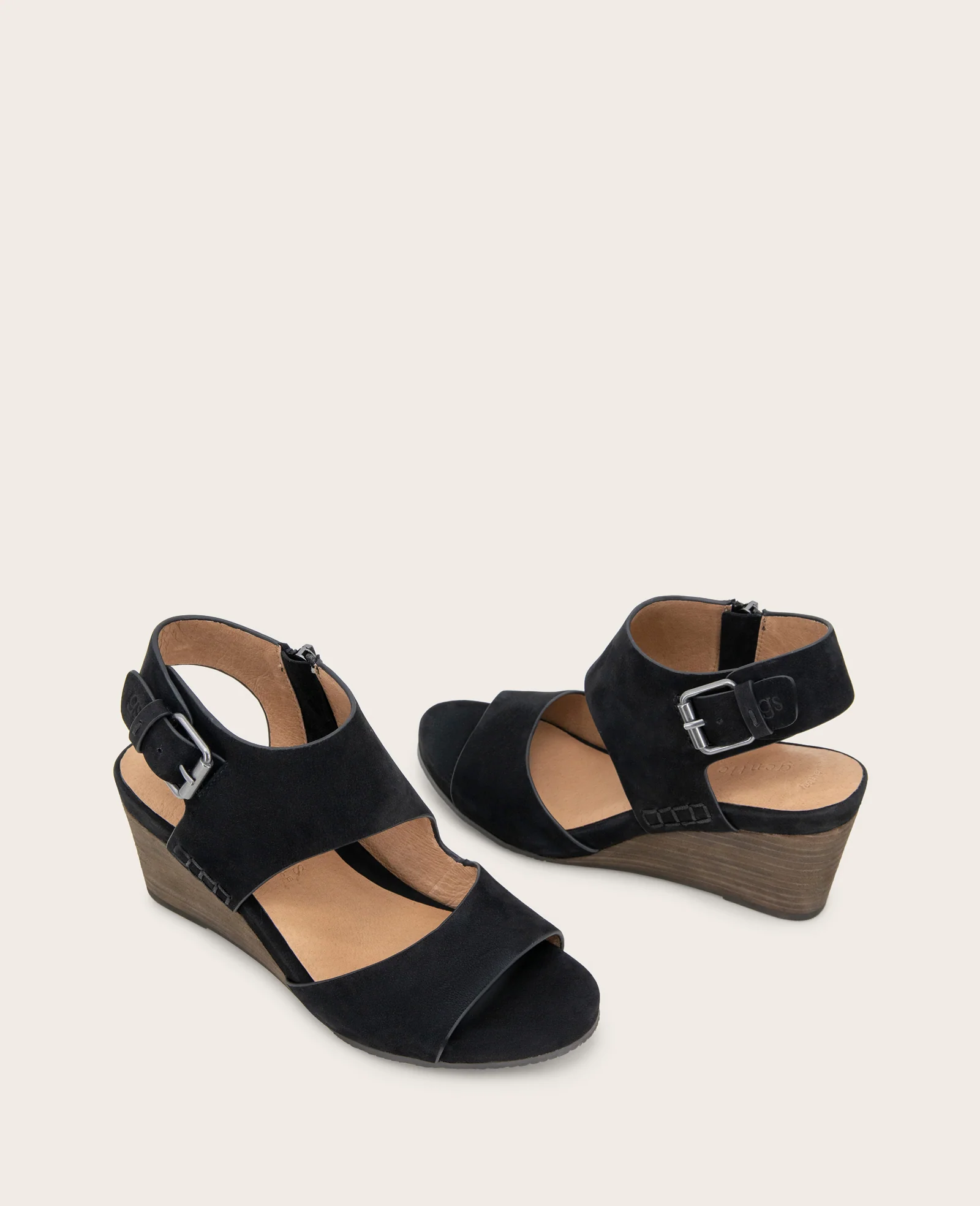 GENTLE SOULS - Tilly Nubuck Wedge Sandal - Image 2
