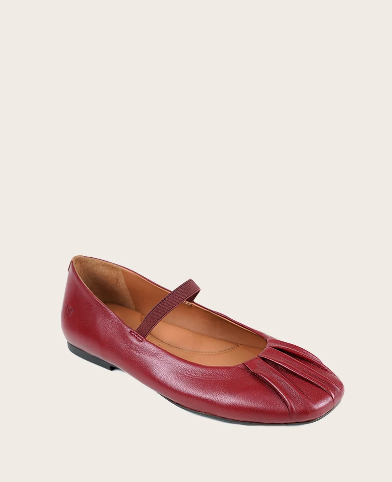 GENTLE SOULS - Walden Leather Pleated Toe Mary Jane Flat - Image 5