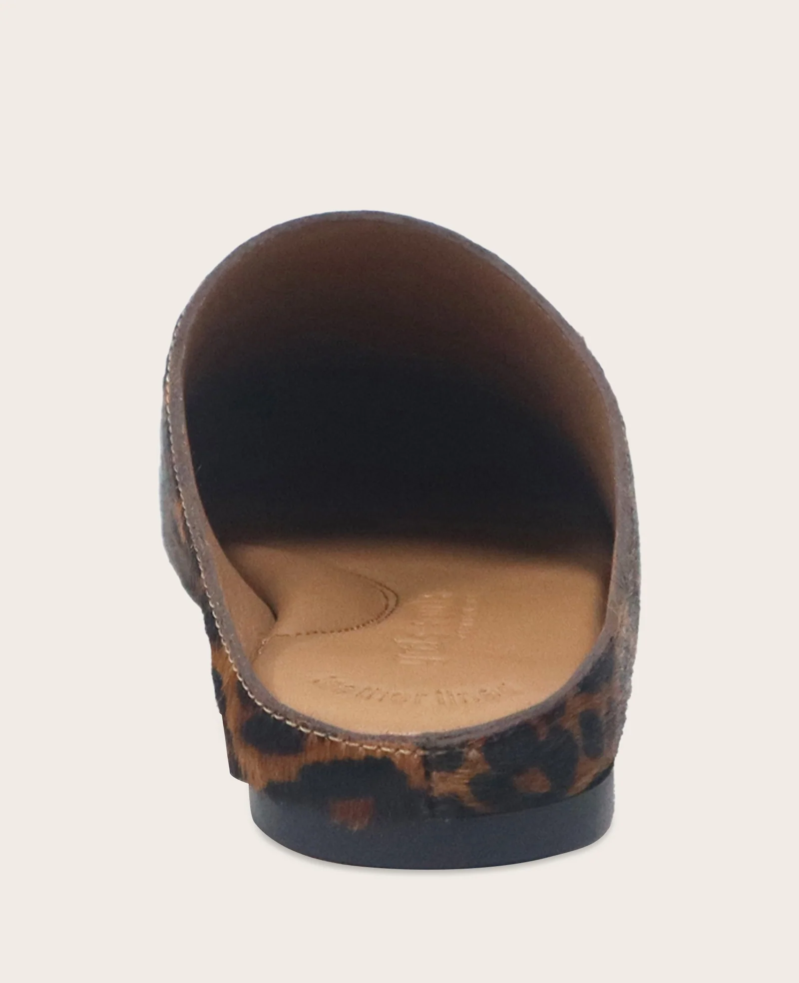 GENTLE SOULS - Wanda Leopard Calf Hair Mule Flat - Image 3
