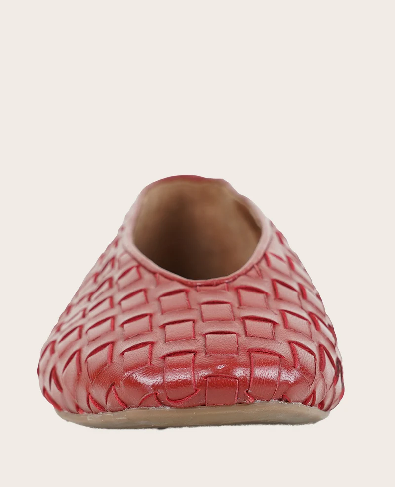 GENTLE SOULS - Willow Woven Leather Flat - Image 6