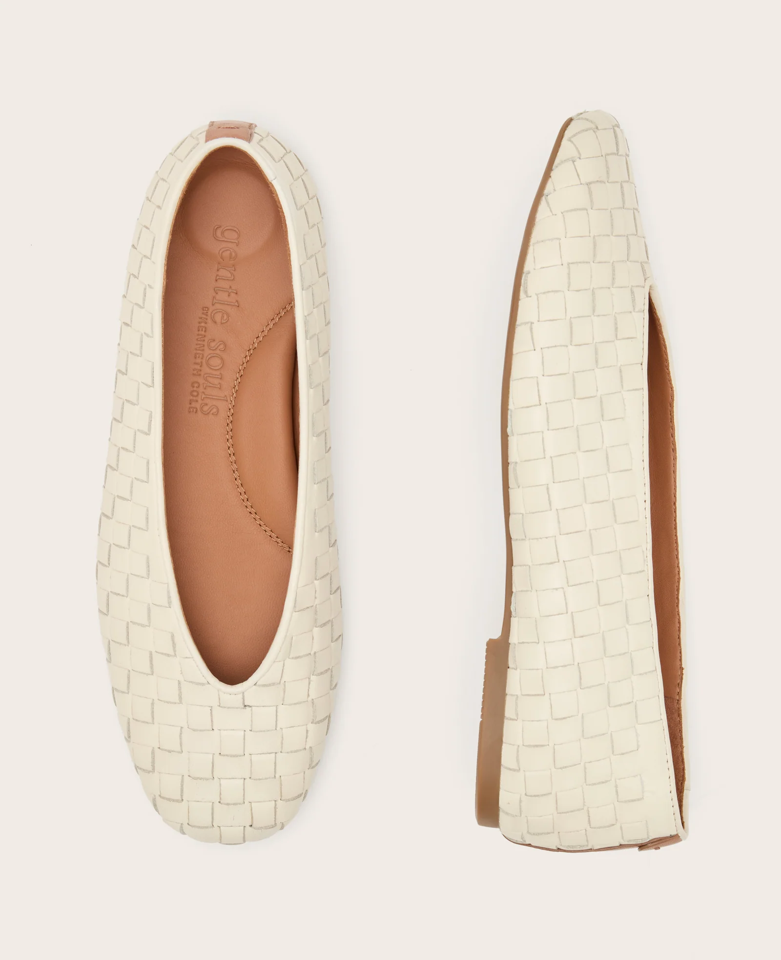 GENTLE SOULS - Willow Woven Leather Flat - Image 3