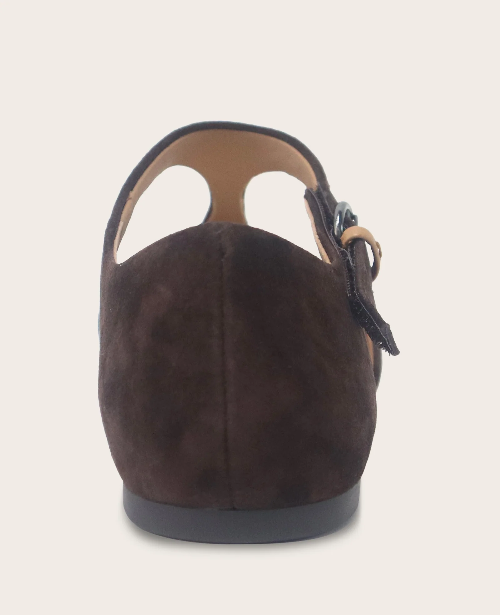 GENTLE SOULS - Wyatt Suede T-Strap Flat - Image 3