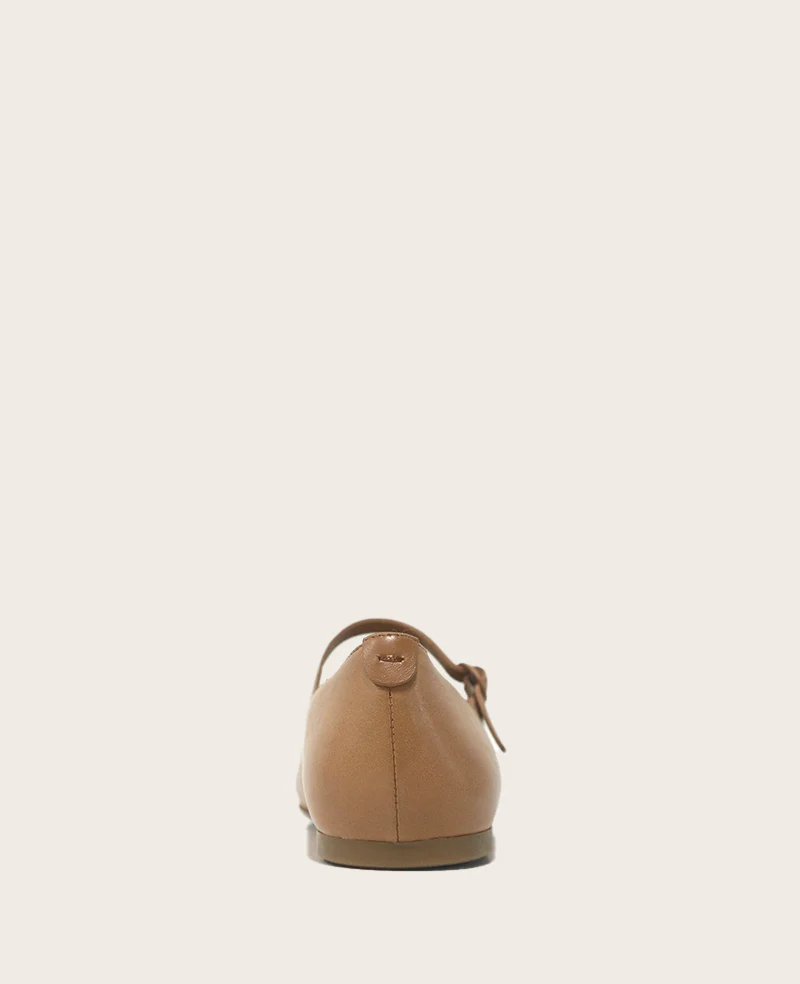GENTLE SOULS - Wynona Leather Mary Jane Ballet Flat - Image 3