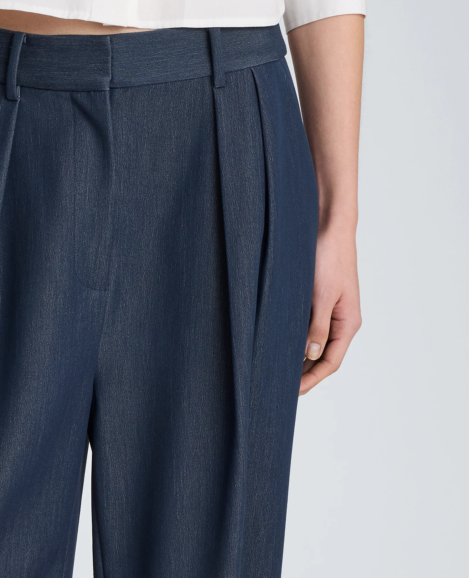 High Rise Fly Front Belted Pant - Image 6