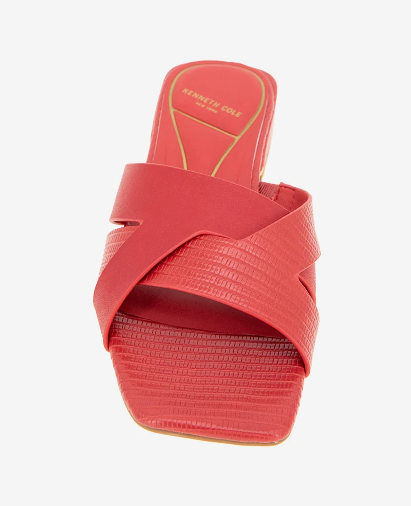 Issa Embossed Lizard Sandal - Image 5