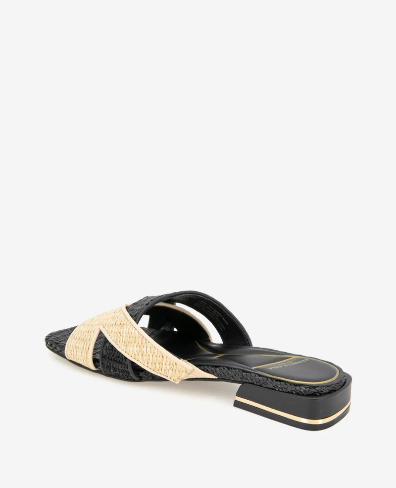 Issa Raffia Two Tone Sandal - Image 4