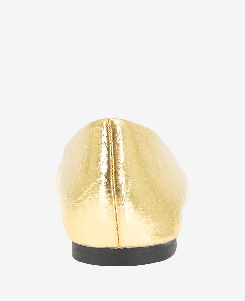 Johanna Metallic Leather Ballet Flat - Image 3