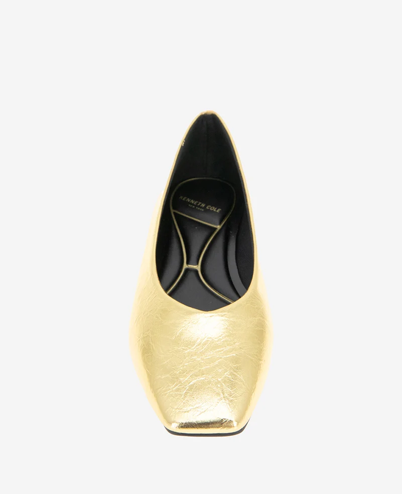 Johanna Metallic Leather Ballet Flat - Image 6