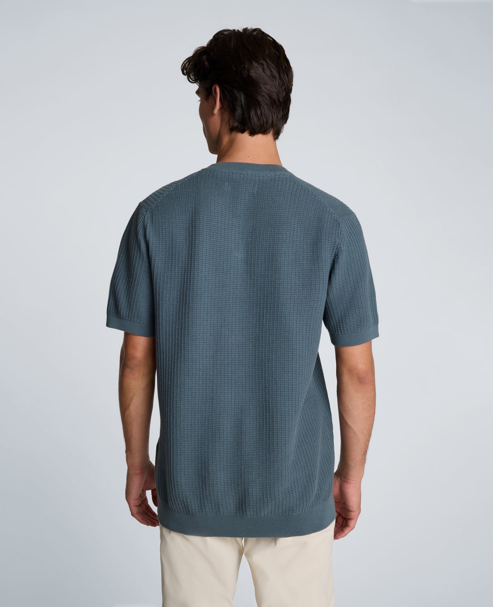 Johnny Collar Henley Sweater - Image 3