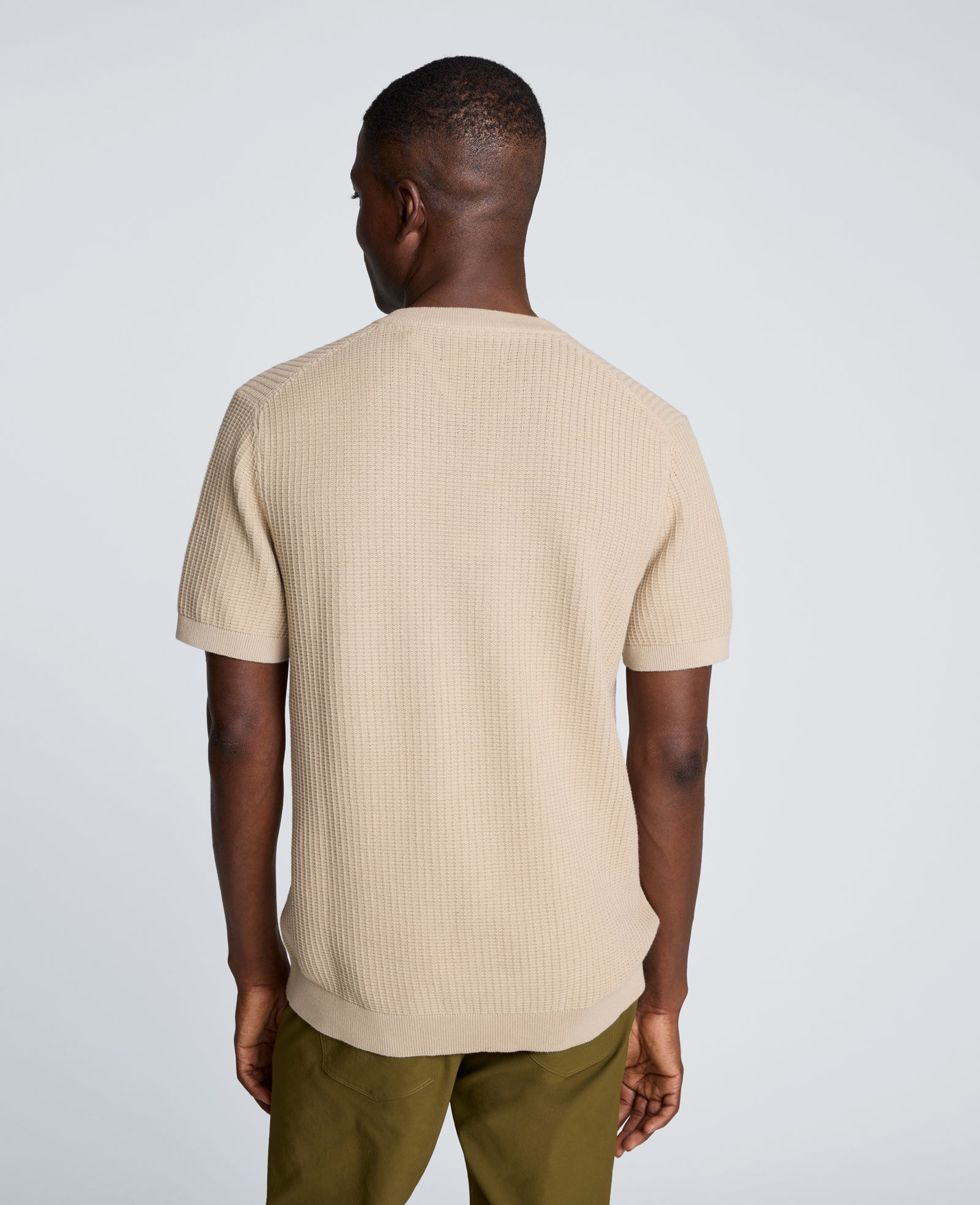 Johnny Collar Henley Sweater - Image 3