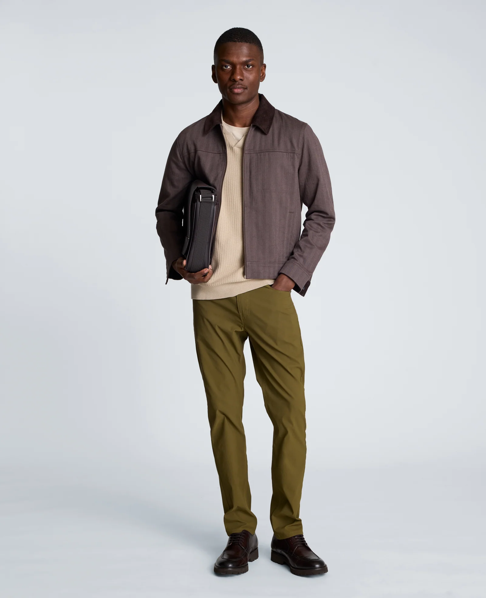 Johnny Collar Henley Sweater - Image 4