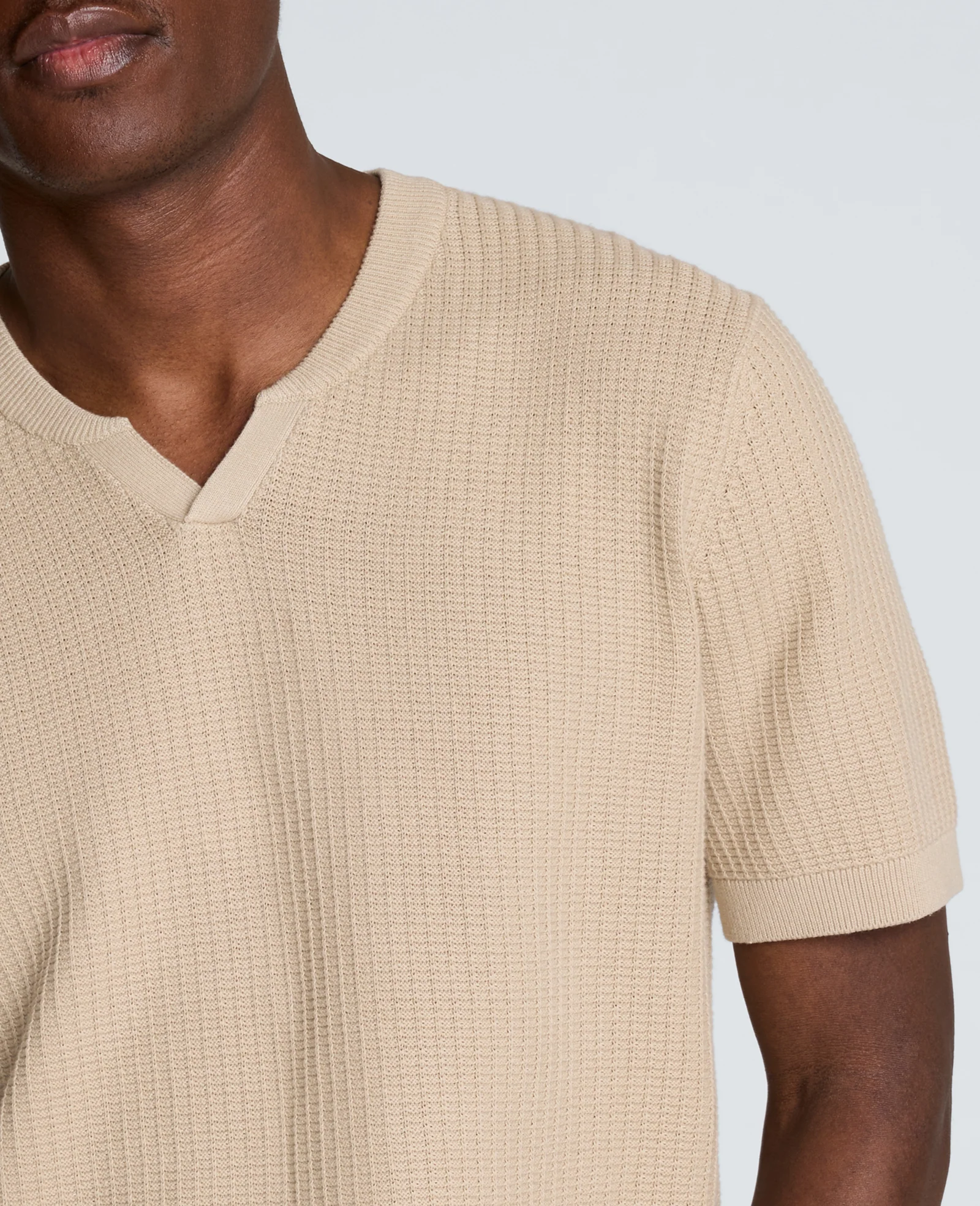 Johnny Collar Henley Sweater - Image 5