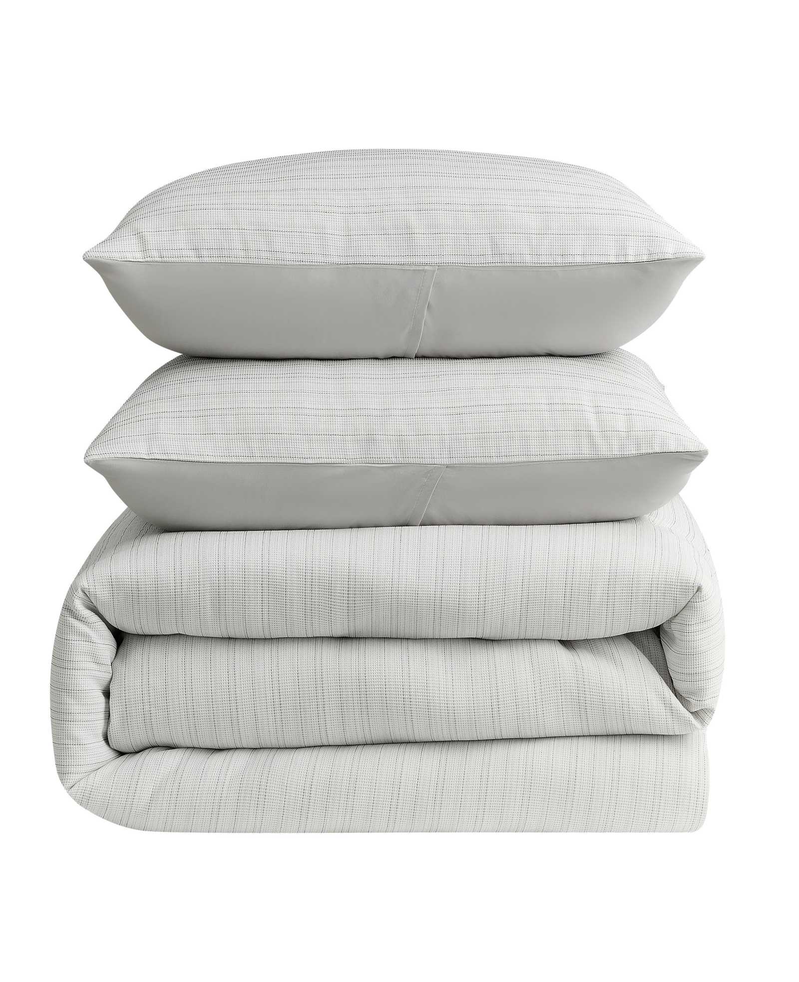Space Dye Grid Comforter Set - Image 4
