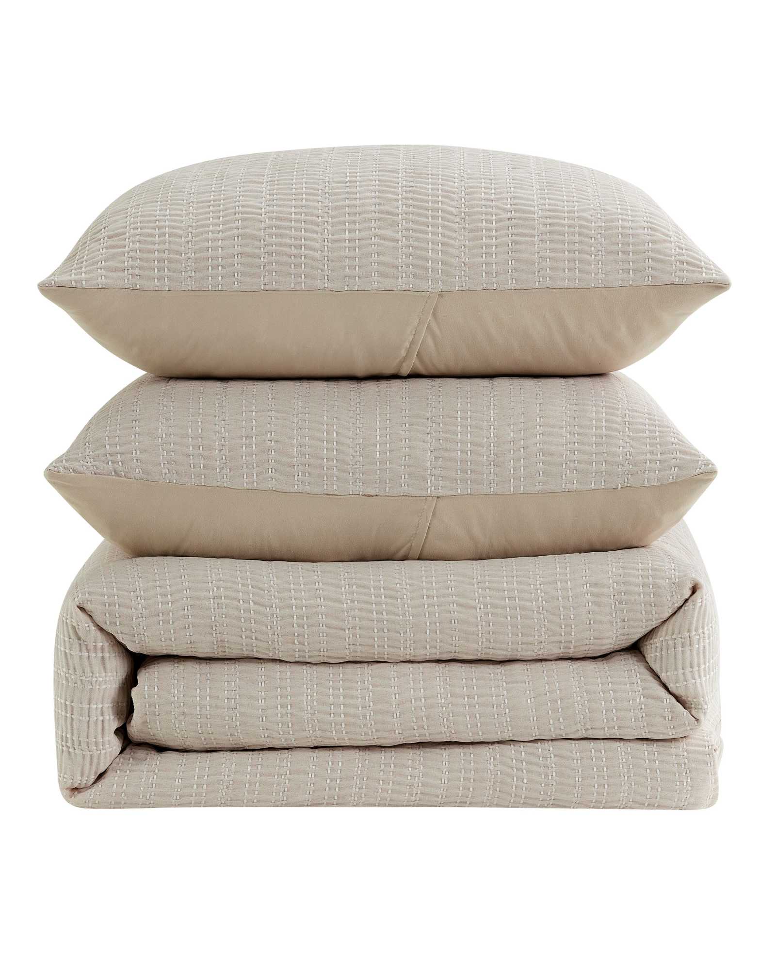 Stitched Gauze Comforter Set - Image 3