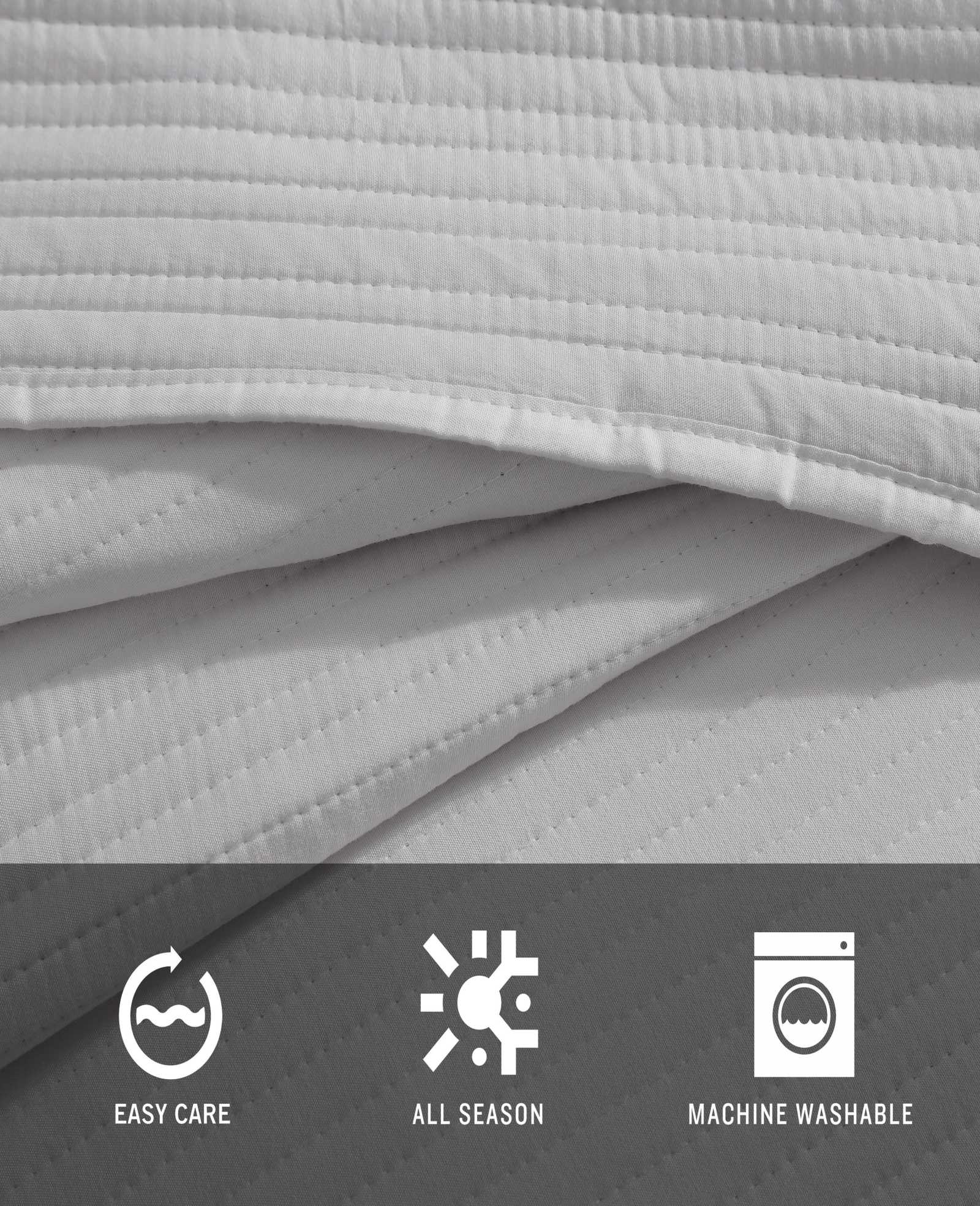 Washed Channel Quilt Set - Image 4