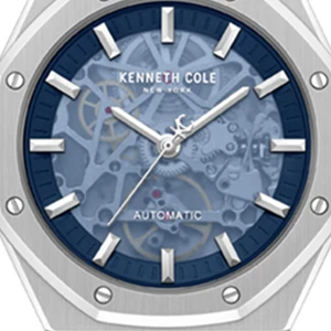 Skeleton Automatic Blue Dial Nylon Strap Watch - Image 6