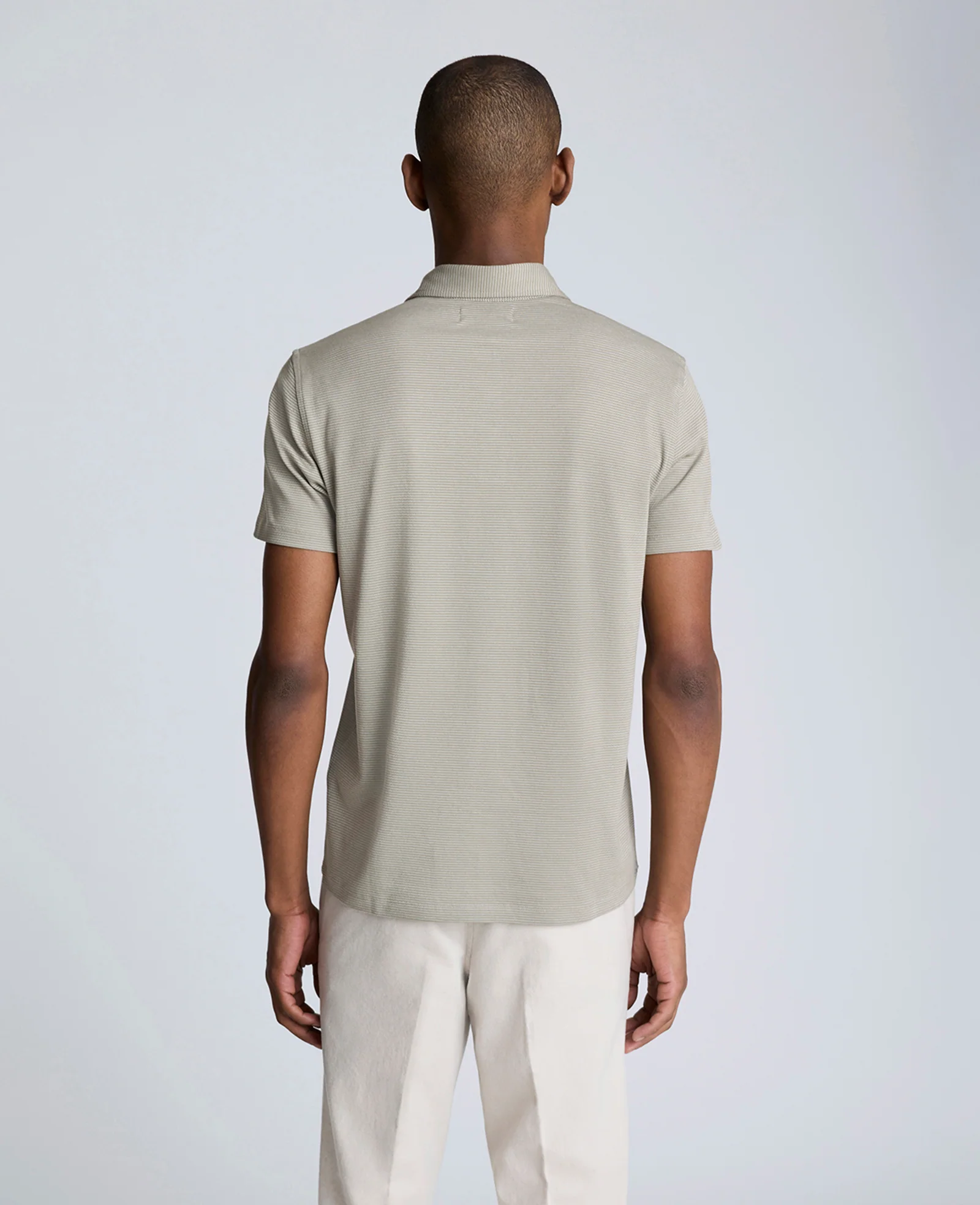 Knit Two-Toned Button Polo - Image 2