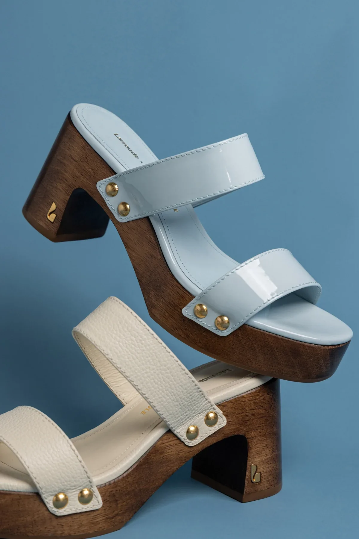 Larroudé x Kenneth Cole: Sandal Maya Patent Leather - Image 2