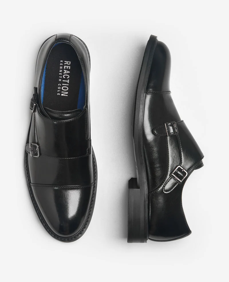 REACTION - Leland Monk Strap Cap Toe Oxford - Image 3