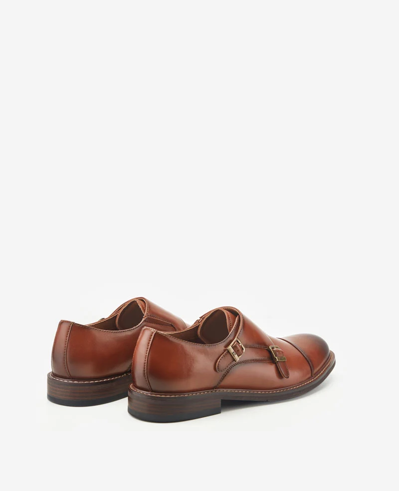 REACTION - Leland Monk Strap Cap Toe Oxford - Image 3