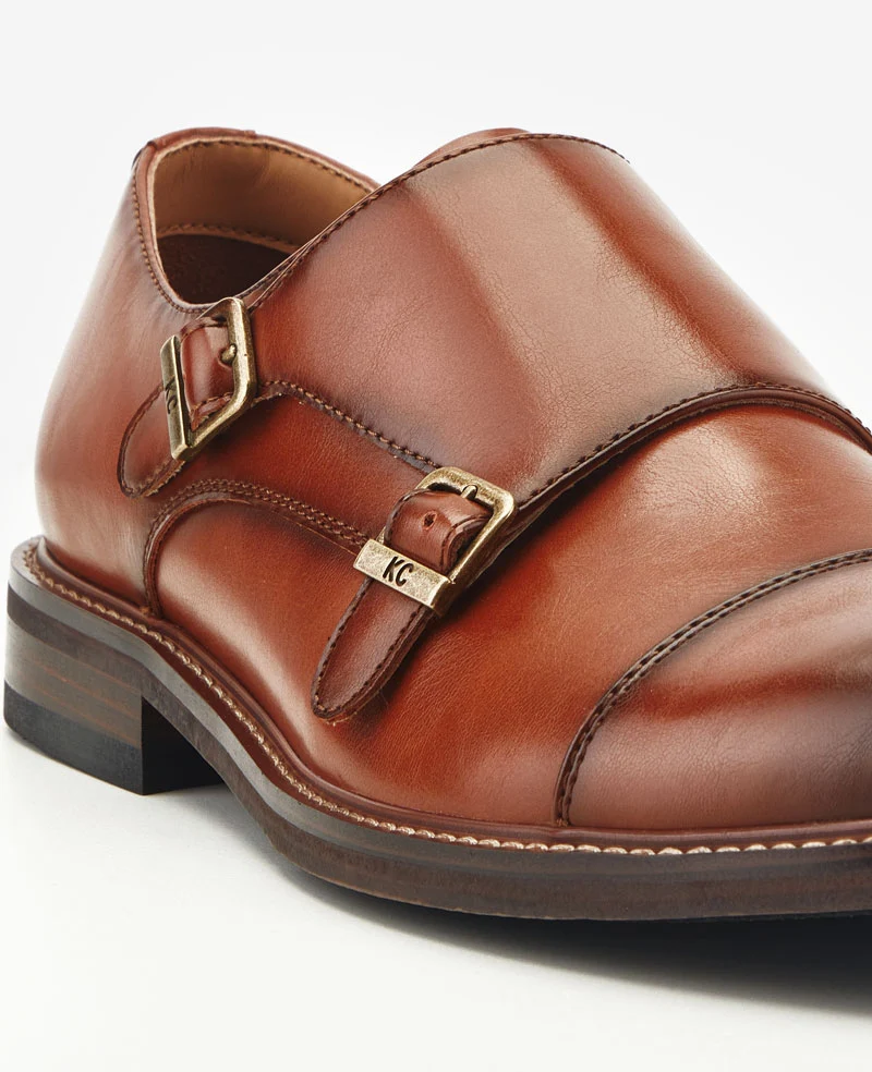 REACTION - Leland Monk Strap Cap Toe Oxford - Image 5