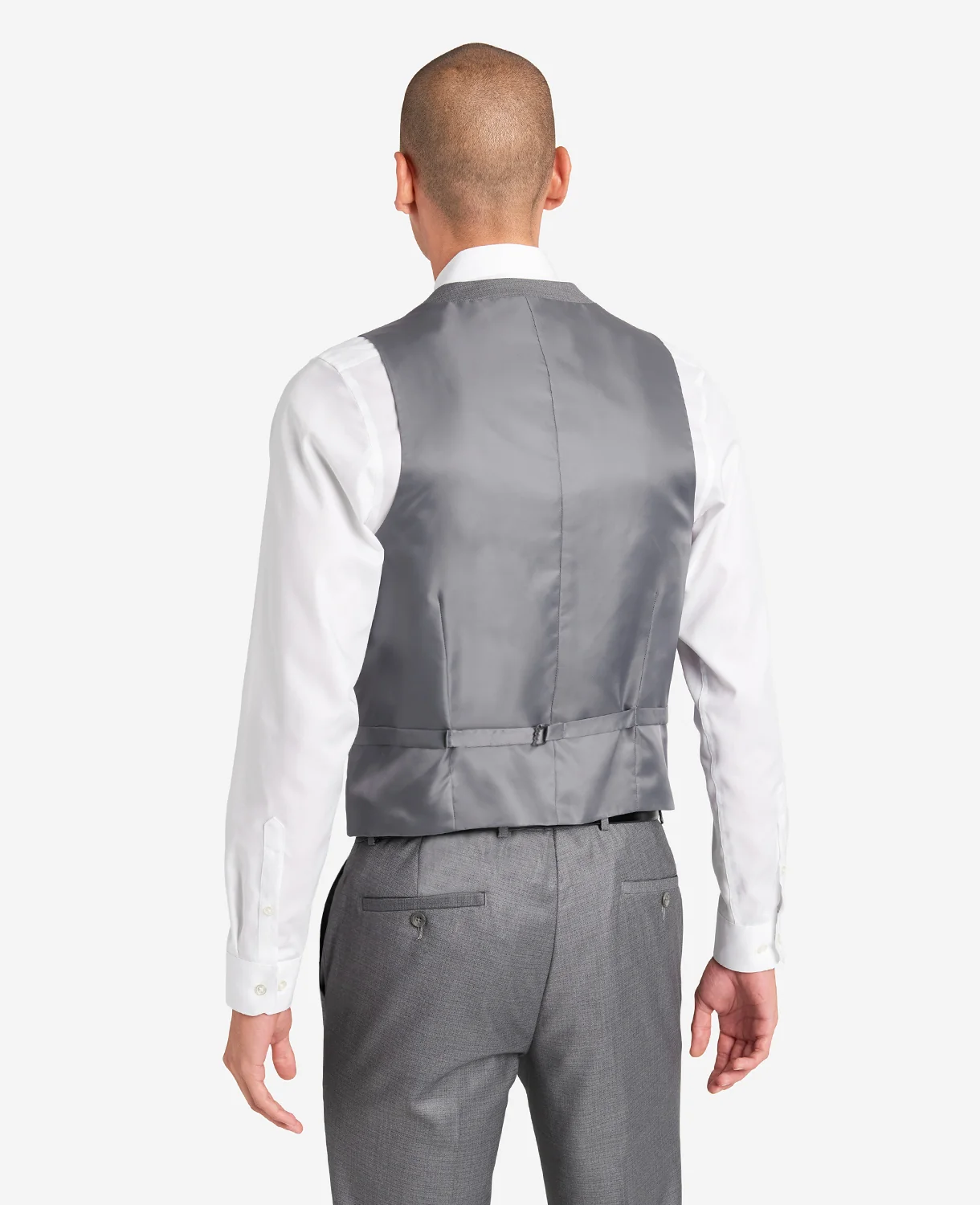 Kenneth Cole Reaction Ready Flex Slim-Fit Suit Separate Vest - Image 5