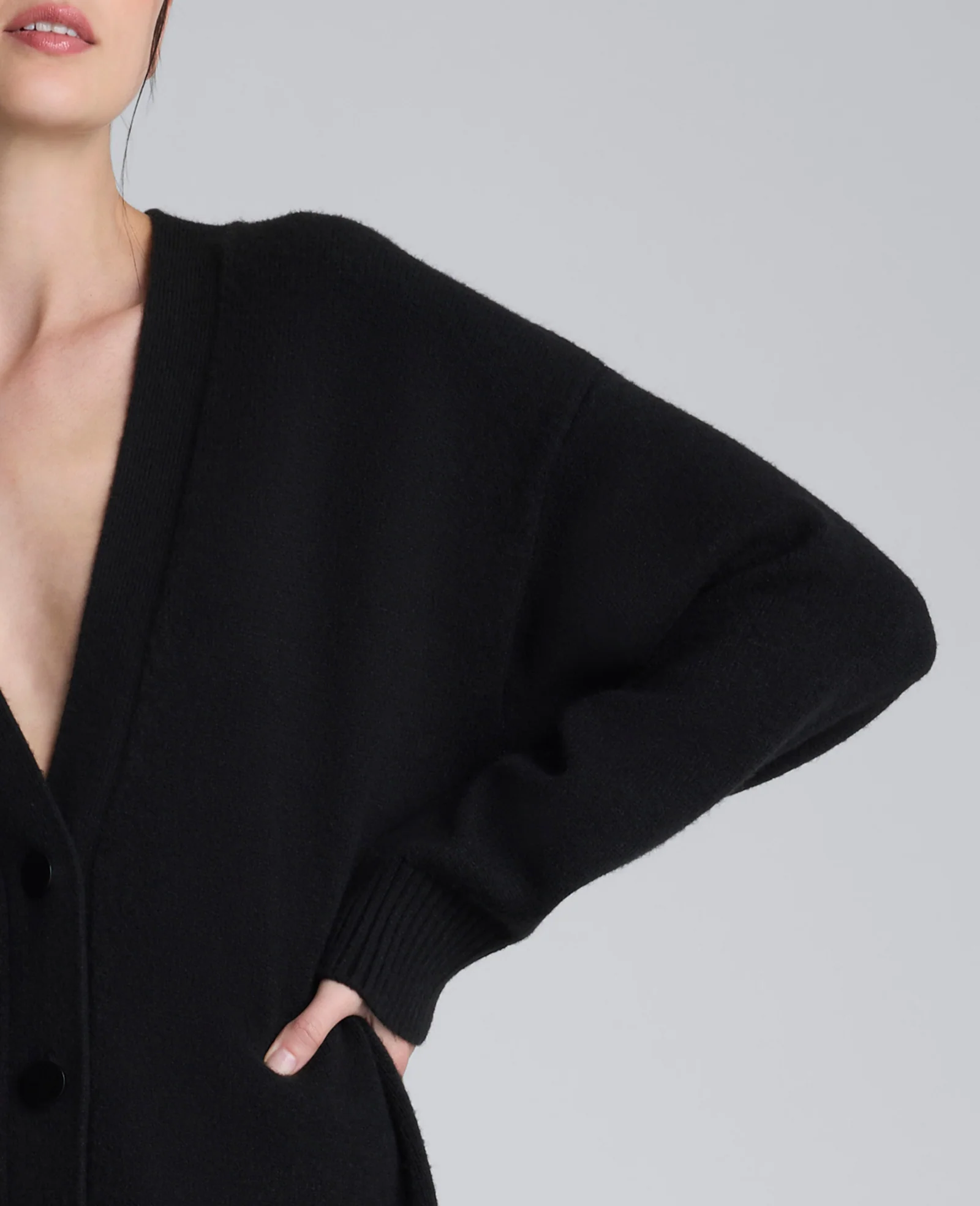 Long Button Front Cardigan Duster - Image 4