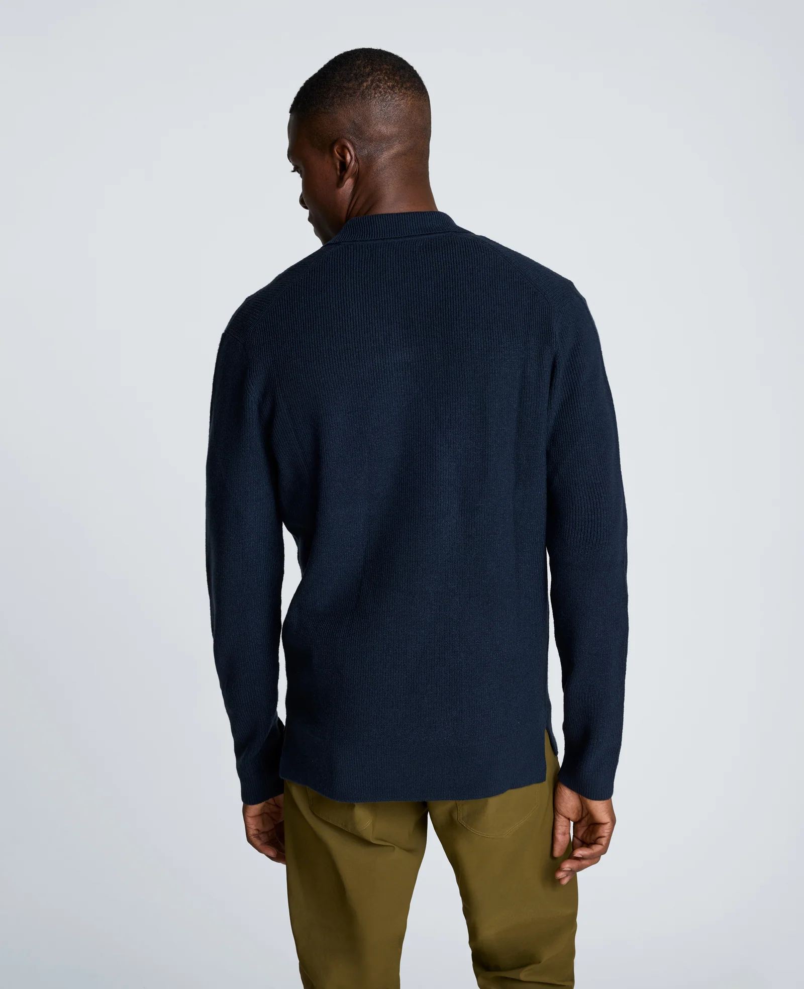 Long Sleeve Johnny Collar Polo - Image 5