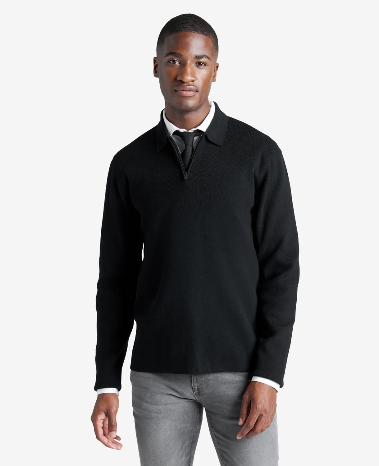 Long Sleeve Polo Sweater - Image 4