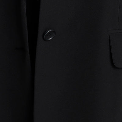 Luxe Twill Two Button Boyfriend Jacket - Image 6
