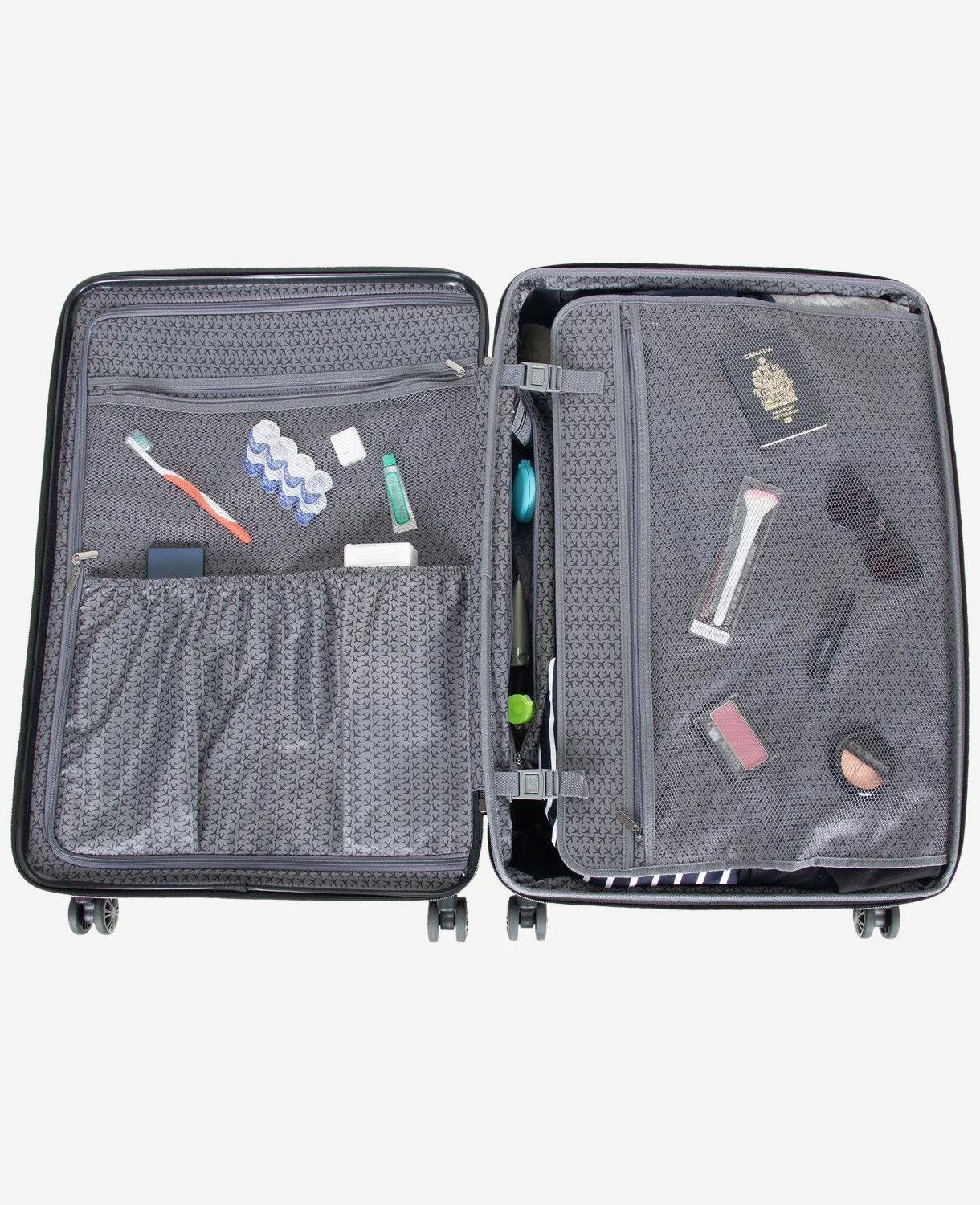 Madison Square Chevron Hard Side Expandable Suitcase - Image 9