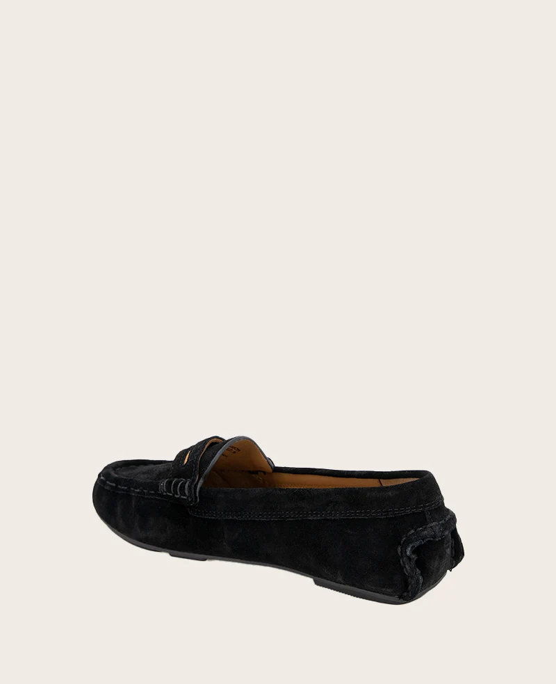 GENTLE SOULS - Madison Suede Tailored Flat - Image 4